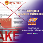 60 Giây ngày 11/11/2025 I Cảnh báo giả mạo Cổng thông tin điện tử Bộ Tài chính