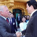 Chủ tịch nước Lương Cường chủ trì lễ đón chính thức Quốc vương Jordan