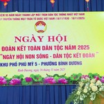 Phường Bình Dương tổ chức Ngày hội Đại đoàn kết toàn dân tộc tại Khu phố Phú Mỹ 5
