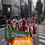 Diễu hành Ông già Noel tại Tokyo mang Giáng sinh đến trẻ em