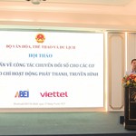 Thúc đẩy chuyển đổi số cho báo chí phát thanh, truyền hình