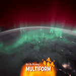 Ngắm Bắc Cực quang từ trạm Không gian Quốc tế ISS