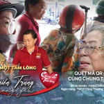 Những tấm lòng cao tuổi góp sức "Chung một tấm lòng: Vì miền Trung thương yêu"