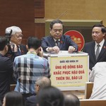 Quốc hội quyên góp hỗ trợ nhân dân vùng bị bão lũ