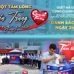 Danh sách khán giả ủng hộ quỹ “Chung một tấm lòng: Vì miền Trung thương yêu" từ 16 giờ ngày 23/11/2025 đến 16 giờ ngày 24/11/2025