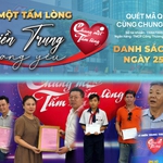 Danh sách khán giả ủng hộ Quỹ "Chung một tấm lòng: Vì miền Trung thương yêu" từ 16g ngày 24/11/2025 đến 16g ngày 25/11/2025