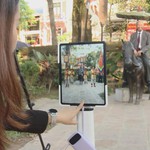 Trải nghiệm di sản số “Việt Nam diệu sử” tại Văn Miếu Quốc Tử Giám