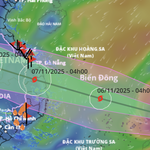 Bão Kalmaegi đã vào Biển Đông, hôm nay cường độ có thể mạnh lên cấp 14, giật cấp 17
