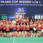 Kết thúc Giải cầu lông trung cao tuổi và các nhóm tuổi TP. Hồ Chí Minh mở rộng 2025