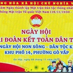 Ngày hội Đại Đoàn kết toàn dân tộc phường Gò Vấp