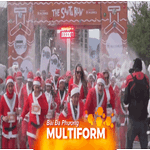 Hàng ngàn người tham gia giải chạy Santa Run ở Mexico