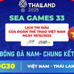 Trực tiếp Chung kết bóng đá Nam Việt Nam - Thái Lan tại SEA Games 33