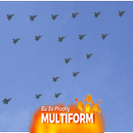 Thụy Điển: Biểu diễn máy bay chiến đấu đội hình cây thông Noel