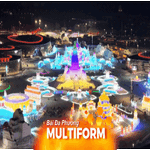 Công viên chủ đề băng tuyết lớn nhất thế giới ở Cáp Nhĩ Tân (Trung Quốc) mở cửa đón khách