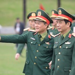 Đại tướng Phan Văn Giang, Bộ trưởng Bộ Quốc phòng gặp mặt, động viên CLB Thể Công - Viettel