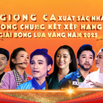 6 giọng ca xuất sắc nhất tranh tài tại Vòng chung kết xếp hạng cuộc thi Bông Lúa Vàng 2025