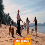 Buổi diễu hành của thú cưng mừng Giáng sinh trên bãi biển Phuket, Thái Lan