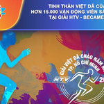 Tinh thần việt dã của hơn 15.000 vận động viên sáng nay tại giải HTV - Becamex
