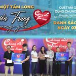 Danh sách khán giả ủng hộ quỹ “Chung một tấm lòng: Vì miền Trung thương yêu" từ 16 giờ ngày 2/12/2025 đến 16 giờ ngày 3/12/2025