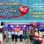 Danh sách khán giả ủng hộ quỹ “Chung một tấm lòng: Vì miền Trung thương yêu" từ ngày 16 giờ ngày 08/12/2025 đến 16 giờ ngày 09/12/2025