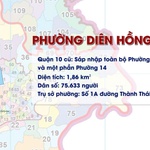 Quận 10 sáp nhập 11 phường thành 3 phường mới
