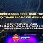 NewZgraphic: TP.HCM tổ chức chuỗi chương trình nghệ thuật chào mừng Ngày hội Thành phố năm 2025