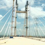 Cầu Bình Khánh hợp long, thúc đẩy tiến độ cao tốc miền Nam