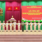 Công bố quyết định của Bộ trưởng Bộ Công an và Giám đốc Công an TP.HCM về tổ chức bộ máy và công tác cán bộ