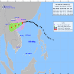 Bão số 3 cách Quảng Ninh - Hải Phòng khoảng 220km, giật cấp 11