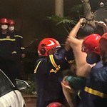Cứu 5 người thoát khỏi đám cháy trong đêm