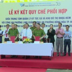 Ký kết quy chế phối hợp đảm bảo an ninh trật tự khu đô thị đại học quốc gia TP.HCM