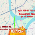 TP.HCM: Nâng tĩnh không cầu Bình Triệu 1, giao thông vẫn ổn định nhờ phân luồng hợp lý