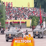 Tổng duyệt chương trình diễu binh, diễu hành kỷ niệm 80 năm Quốc khánh 2/9 tại Quảng trường Ba Đình