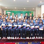 Lãnh đạo động viên đội bóng đá nữ TP.HCM trước mùa giải mới