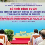 Khởi công công trình mở rộng hẻm 334 đường Lý Thường Kiệt, phường Diên Hồng, TP.HCM