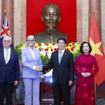 Chủ tịch nước và Phu nhân chủ trì lễ đón Toàn quyền Australia và Phu quân