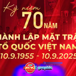 Kỷ niệm 70 năm thành lập Mặt trận tổ quốc Việt Nam 10/9/1955 - 10/9/2025