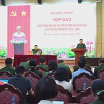 Bộ Quốc phòng họp báo giới thiệu Đại hội đại biểu Đảng bộ Quân đội lần thứ XII, nhiệm kỳ 2025-2030