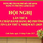Khai mạc Hội nghị Ban Chấp hành Đảng bộ phường Linh Xuân