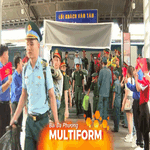 Ấm áp tình quân dân ngày đón chiến sĩ hoàn thành nhiệm vụ A80 trở về