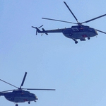 Trực thăng của quân đội, công an xuất quân bảo vệ Đại hội XIV của Đảng