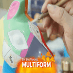 Sắc xuân hiện diện trên từng lớp sơn mài Tương Bình Hiệp