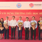 Lễ động thổ xây dựng Trường Tiểu học Bình Chuẩn 3 theo hình thức "chìa khóa trao tay"