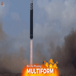 Triều Tiên công bố hình ảnh ông Kim Jong Un cùng con gái giám sát phóng tên lửa đa nòng cỡ lớn