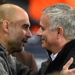 Pep cảm ơn Mourinho sau khi Man City thở phào vào vòng 1/8 Cúp C1