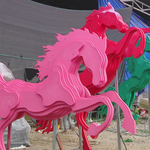 Xưởng chế tác linh vật Đường hoa Nguyễn Huệ Tết Bính Ngọ 2026