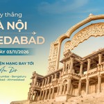 Vietnam Airlines mở đường bay thẳng Hà Nội - Ahmedabad từ ngày 3/11