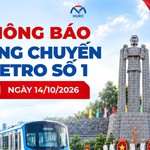 Metro số 1 tăng 18 chuyến phục vụ Lễ viếng, truy điệu và an táng hài cốt liệt sĩ