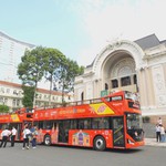 TP. Hồ Chí Minh: Xe buýt điện 2 tầng đầu tiên đi vào hoạt động