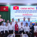 TP. Hồ Chí Minh chia sẻ kinh nghiệm chuyển đổi số báo chí với đoàn nhà báo Lào